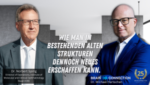 25 Jahre Brain Connection Dr Norbert Spirig Michael Hartrschen